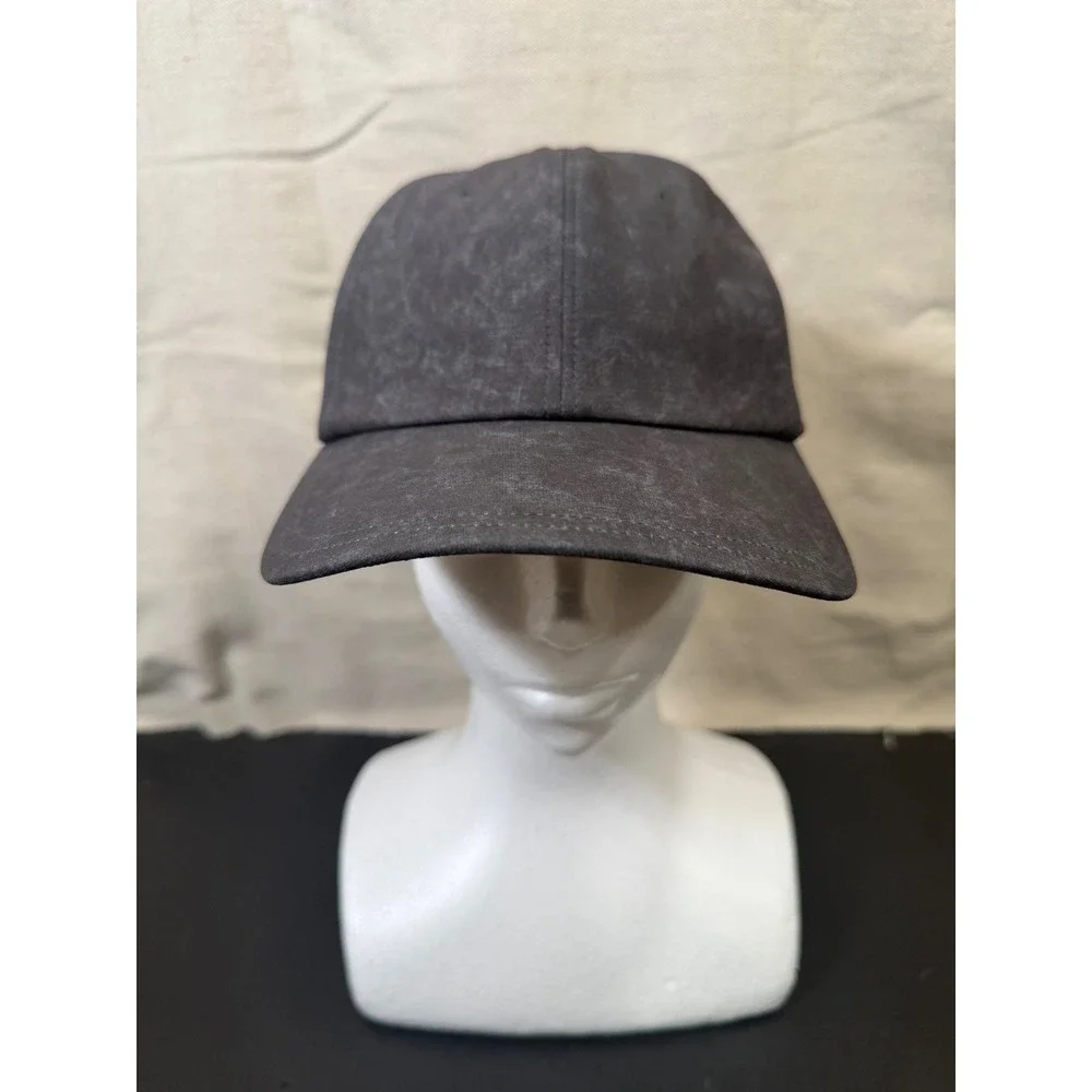 Lululemon Fast and Free Running Hat Unisex OS Gray Acid Wash Adjustable Cap